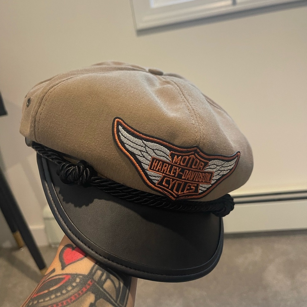 Harley Davidson KH Motorcycle Fitted Cap- BRAND NEW NEVER WORN